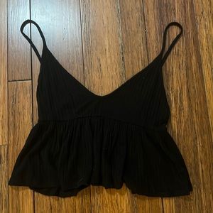 Urban Outfitters Black Babydoll Tank